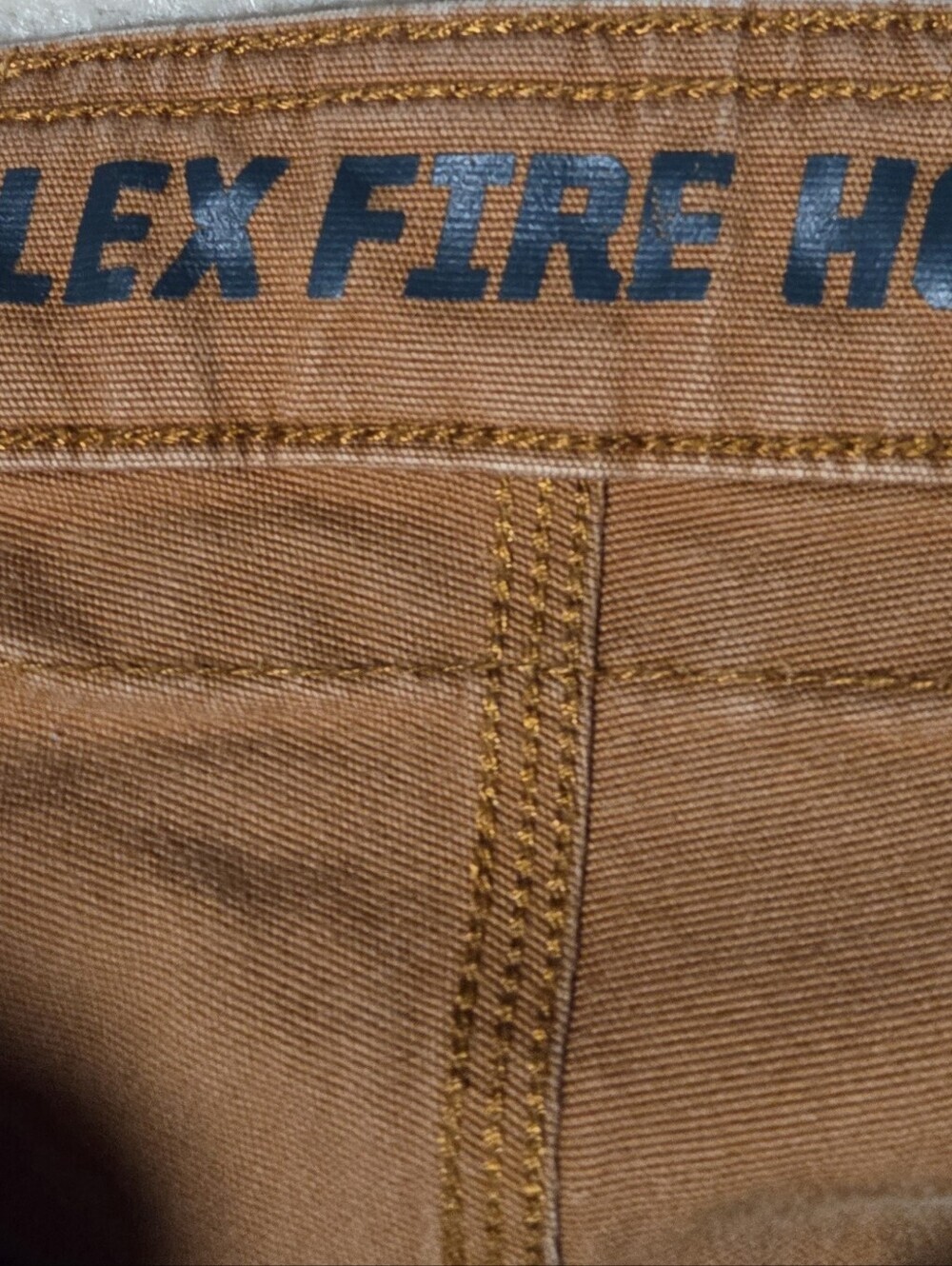 Duluth Trading Mens Fire Hose Brown Cargo Work Pants Size 42x34 - Picture 4 of 5